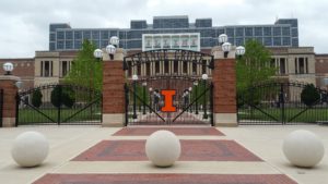 Entrance Gate U of I - Ornamental